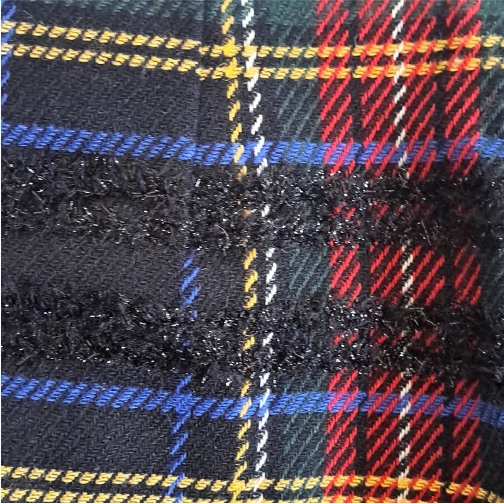 NWT, J Crew, Stewart Tartan Plain holiday mini pencil skirt, 4 - Picture 6 of 8